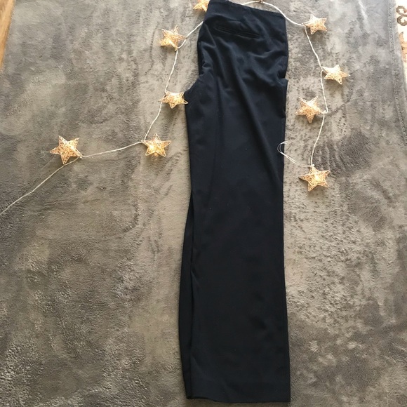 Petite Navy Blue Pants Spandex Waist - Picture 3 of 7